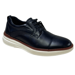 Sapato Ferracini 3167-719G Modena Couro Natural Preto