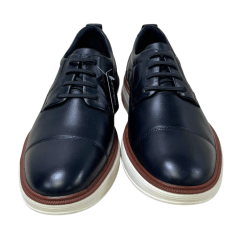 Sapato Ferracini 3167-719G Modena Couro Natural Preto