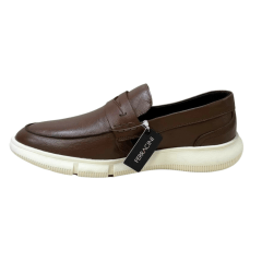 Sapato Ferracini 4330-717D Gante Loafer em Couro Natural