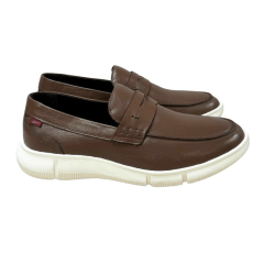 Sapato Ferracini 4330-717D Gante Loafer em Couro Natural
