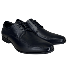 Sapato Ferracini 4467-281G London Couro Natural Preto