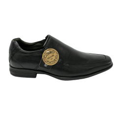 Sapato Ferracini 5986-511G Mayer BA couro Natural linha 24h Preto