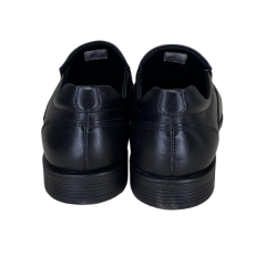 Sapato Ferracini 6476-702G Doha em Couro Natural Preto