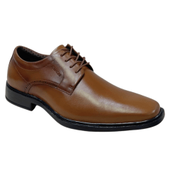 Sapato Ferracini 6865-703L Paris Couro Natural Havana