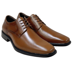 Sapato Ferracini 6865-703L Paris Couro Natural Havana