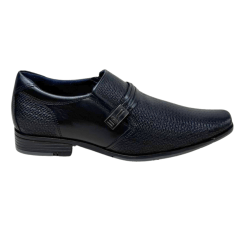 Sapato Pegada 125808-01 Couro Natural Stretch Preto