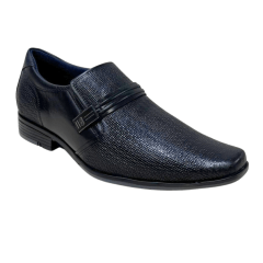 Sapato Pegada 125808-01 Couro Natural Stretch Preto