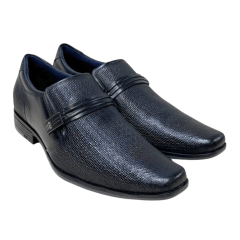 Sapato Pegada 125808-01 Couro Natural Stretch Preto