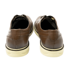 Sapato Pegada 126101-04 Couro Mestiço Pinhão