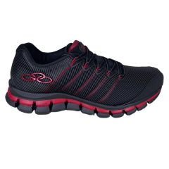 Tênis Olympikus 43298343 Dynamic Preto/Vermelho