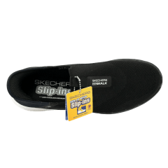 Tênis Skechers 216278 Go Walk 6 Easy On com tecnologia Slip-ins Preto