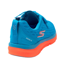Tênis Skechers 246005 Go Run Ride 9 Azul/Coral