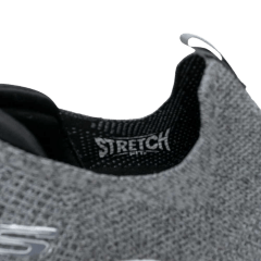 Tênis Skechers 232106 UltraFlex 2.0 Mirkon em Tecido Stretch Fit Carvão/Preto