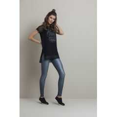 Legging Rola Moça 06371 Reversível 2 em 1 Jeans