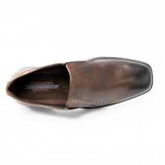 Sapato Pegada 124701 Couro Anilina com Bico Quadrado