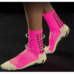 Meia ProSocks Antiderrapante Rosa 