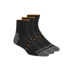 Meia Skechers S115423 Work Kit com Três Pares Preto