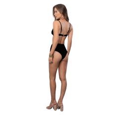 Calcinha Rosa Tatuada 101102 Hot Pant Trilobal Preto