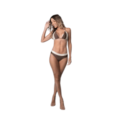 Calcinha Rosa Tatuada 10739 Starshine Bege