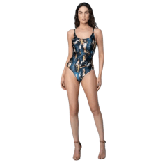 Maio Rosa Tatuada 10779 Beach Estampado Branco
