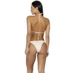 Top Run More 04638 Biquini Cortininha Bege