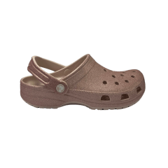 17022 Sandália Classic Glitter Clog Rosa