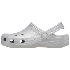 Babuche Crocs 205942 Glitter Clog Prata
