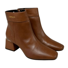 Bota Luz da Lua 58050009 Couro Natural Montenapoleone Ambar