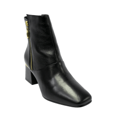 Bota Luz da Lua 58050200 Couro Natural Saara Preto