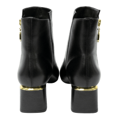 Bota Luz da Lua 58050200 Couro Natural Saara Preto