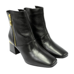 Bota Luz da Lua 58050200 Couro Natural Saara Preto