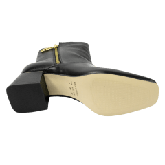 Bota Luz da Lua 58050200 Couro Natural Saara Preto