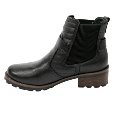 Bota Pegada 281412-05 Couro Natural Burnished com forro Camurçado Preto