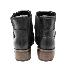 Bota Pegada 281412-05 Couro Natural Burnished com forro Camurçado Preto