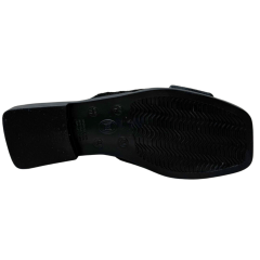 Chinelo Bottero 336818 Couro Natural Poney Preto