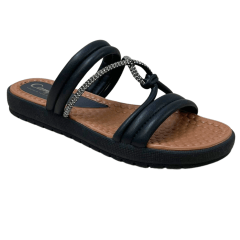 Chinelo Campesí CE181 Rasteirinha Rives Preto