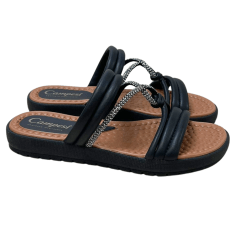 Chinelo Campesí CE181 Rasteirinha Rives Preto