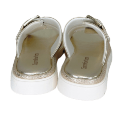 Chinelo ComfortFlex 2446402 Floter Metalizado Dourado