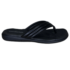 Chinelo ComfortFlex 2460401 Napa Plus Preto