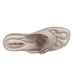 Chinelo ComfortFlex 2480401 Napa Plus Almond Areia