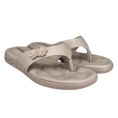 Chinelo ComfortFlex 2480401 Napa Plus Almond Areia