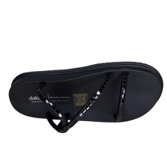 Chinelo Dakota Y6247-2 Papete com Strass Preto