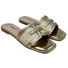 Chinelo Dakota Y9934 Rasteirinha Namaste Champanhe