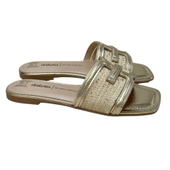 Chinelo Dakota Y9934 Rasteirinha Namaste Champanhe