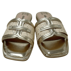 Chinelo Dakota Y9934 Rasteirinha Namaste Champanhe