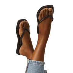 Chinelo Havaianas Slim Square Sparkle Glitter Grafite