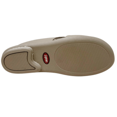 Chinelo JGean GO0007 Couro Natural Bege