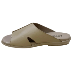 Chinelo JGean GO0007 Couro Natural Bege