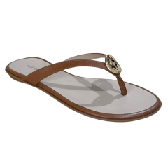 Chinelo Luz da Lua 52210070 Couro Natural Atacama Ambar