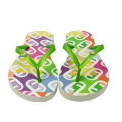 Chinelo Luz da Lua 60080001 Rubber Esmeralda Verde